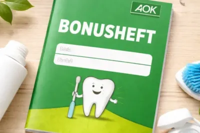 "AOK Bonusheft für Zahnarztleistungen, Zahnpflege und Mundhygiene"